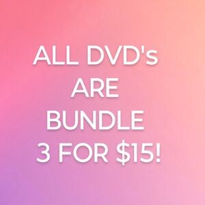 Exclusive Single DVD Bundle - 3 for $15